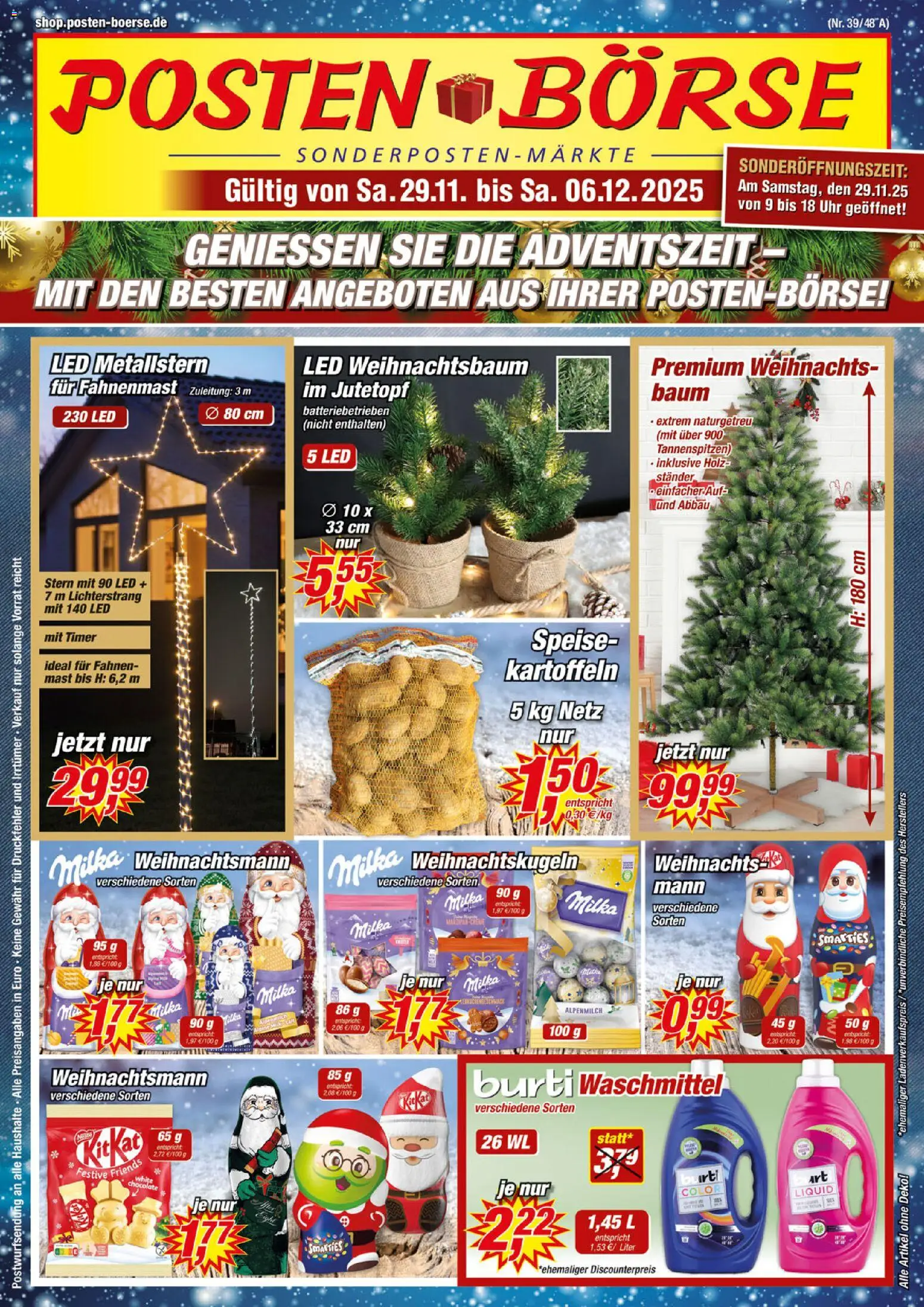 Posten Börse Prospekt - Seite 1 - gültig ab 29.11.2025