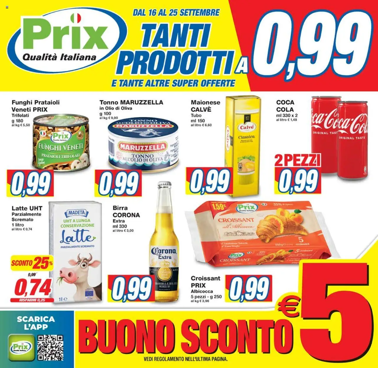 Volantino Prix	 - pagina 1 - valido dal 16/09/2025