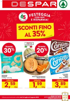 Anteprima Volantino Despar	 valida dal 24/07/2025