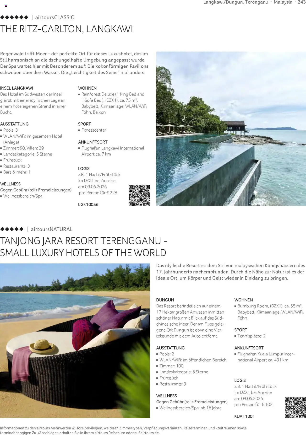 TUI airtours Katalog  Erstklassige Fernreisen 2025/26 - Seite 243 - gültig ab 01.11.2025