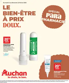 Auchan - Le bien être à prix doux geldig vanaf 03/02/2026