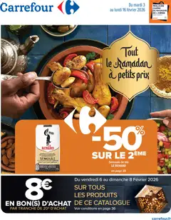 Aperçu Carrefour Tout le ramadan à petits prix valable à partir du 03/02/2026