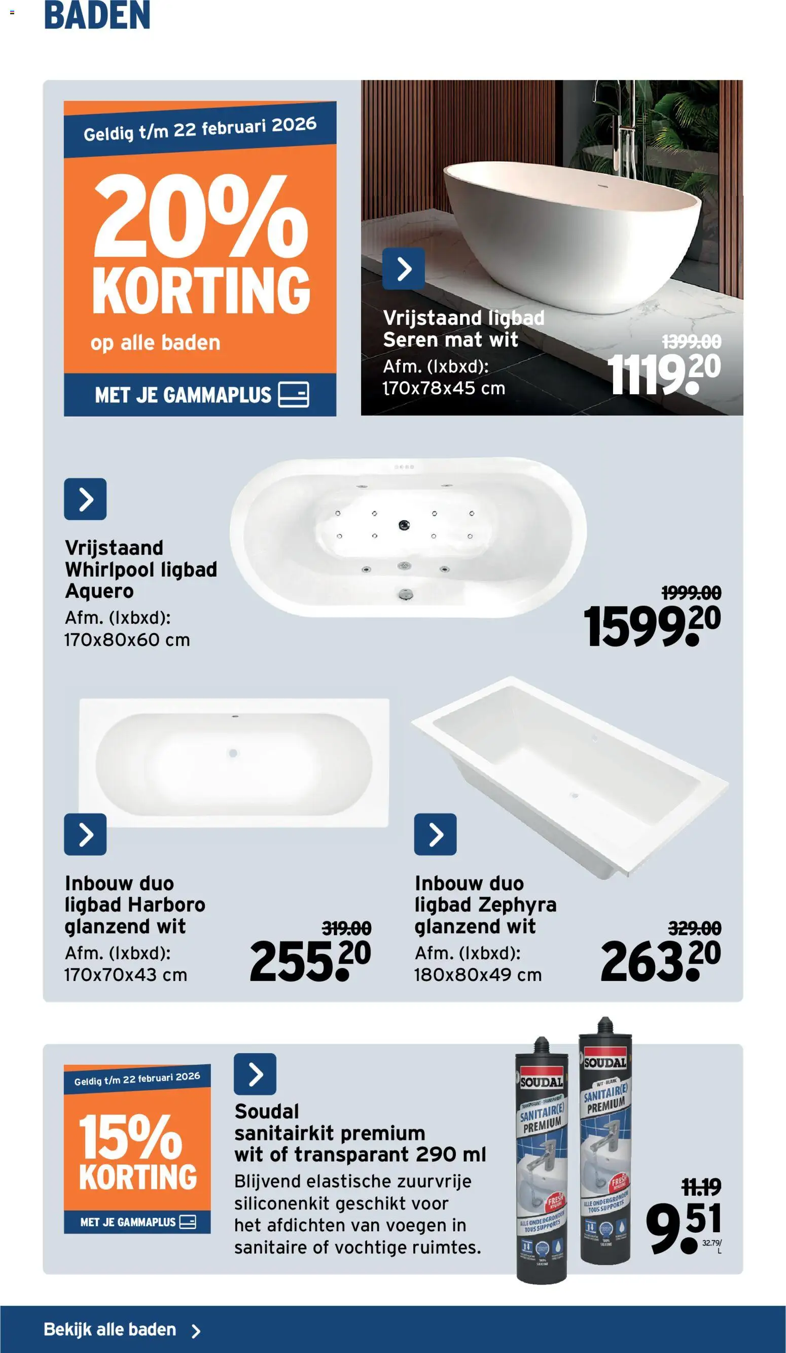 GAMMA - Sanitairspecial - page 42- valid from 07/01/2026
