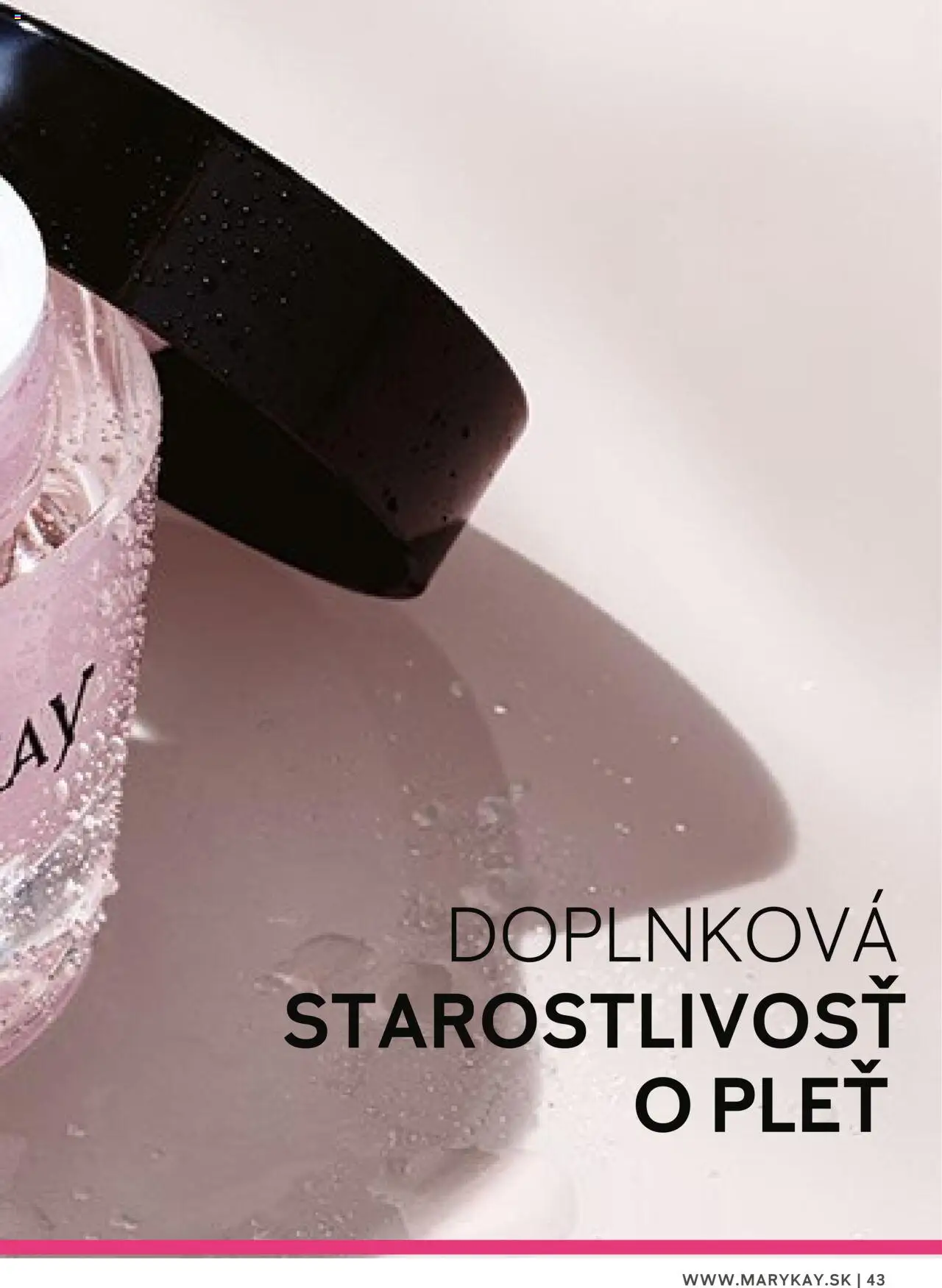 Mary Kay sprievodca starostlivosťou o pleť - strana 43- platný od 03.03.2025