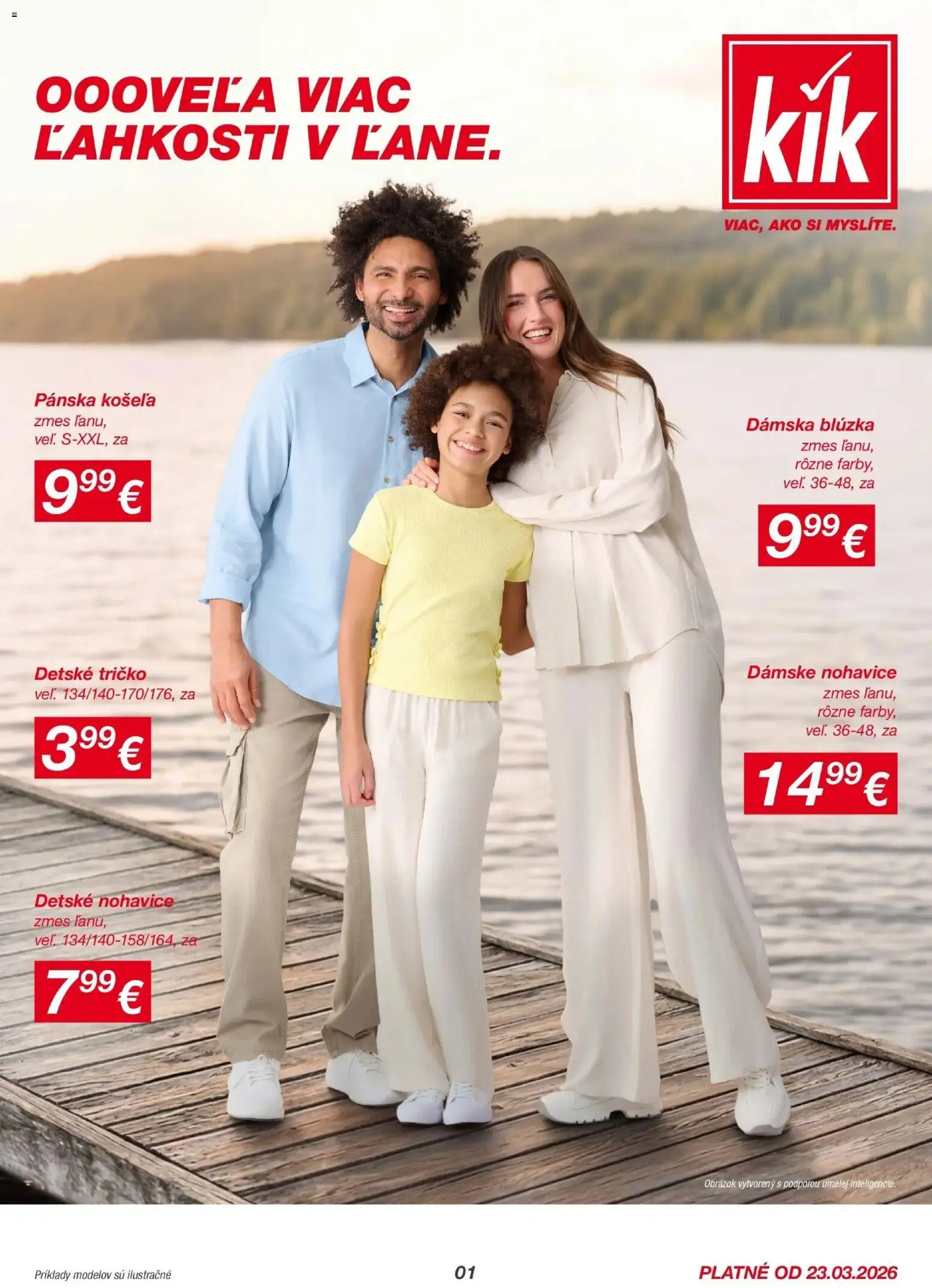 Kik leták - strana 1- platný od 23.03.2026