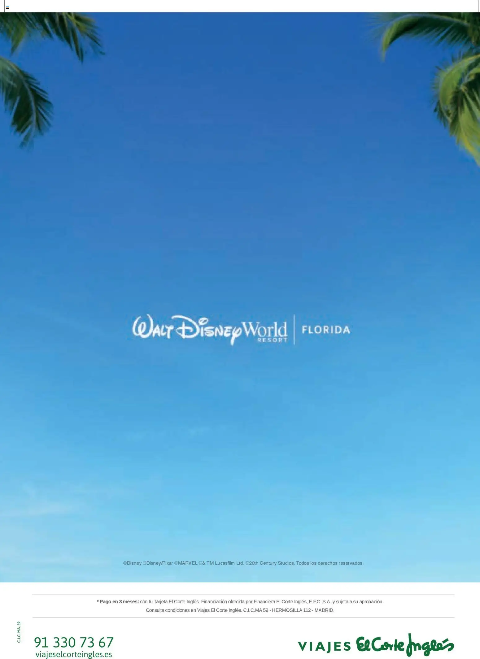 Viajes El Corte Inglés Folleto Walt Disney World - Página de 56 - Válido desde 03/12/2025