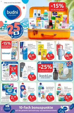 Vorschau Budni Prospekt 	 gültig ab 21.07.2025