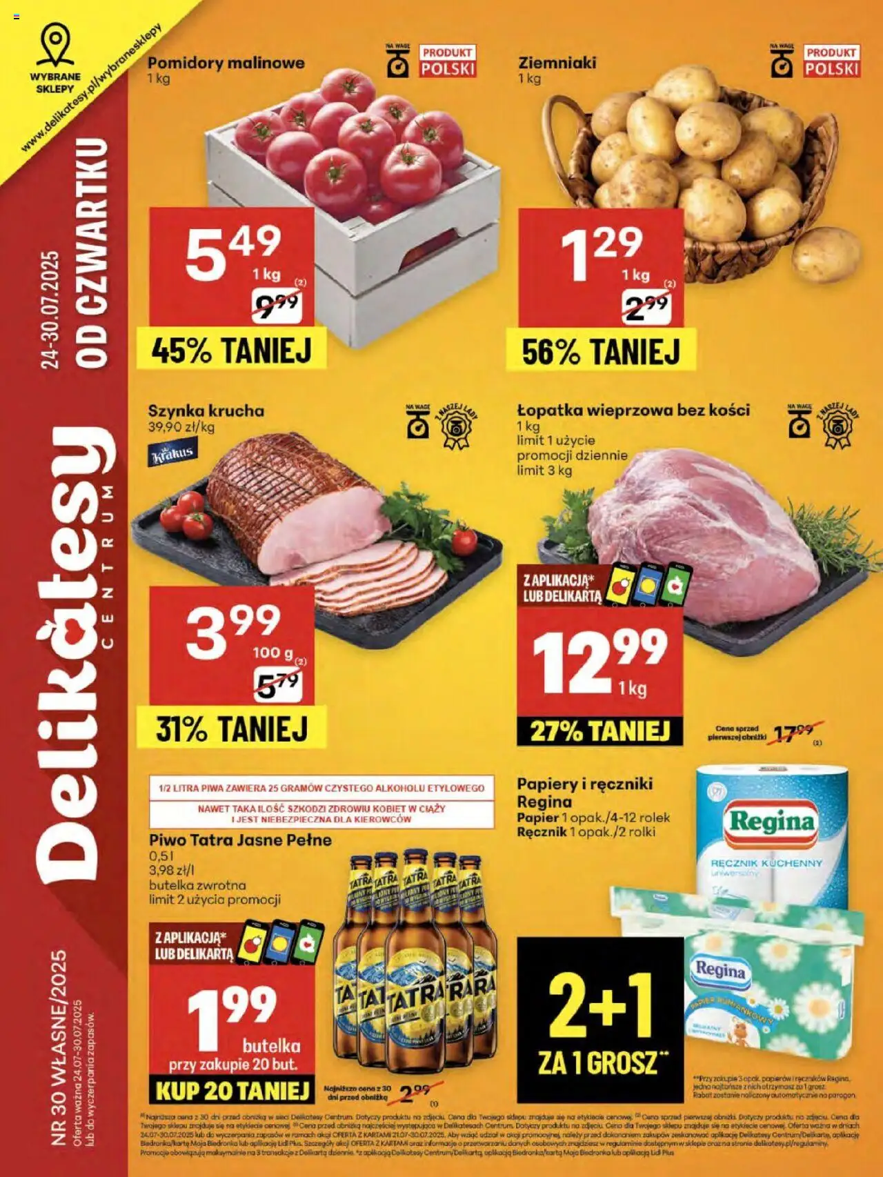 Delikatesy Centrum Gazetka - Sklepy Własne - strona 1- ważny od 24.07.2025