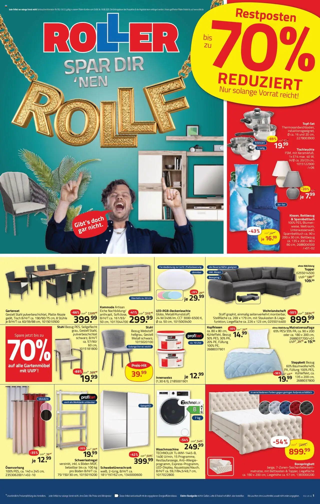 Roller Prospekt 	 - Seite 1 - gültig ab 04.08.2025