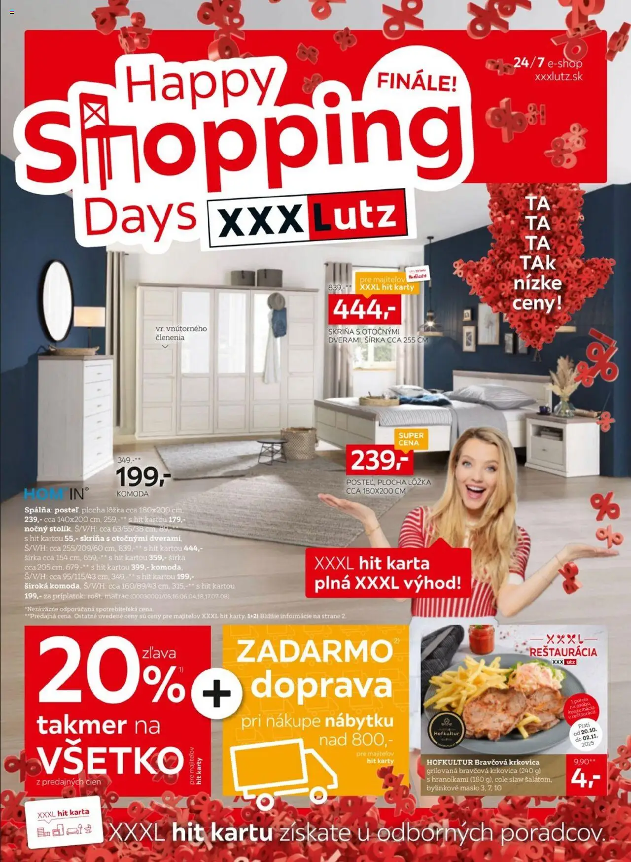 XXXLutz leták - strana 1- platný od 20.10.2025