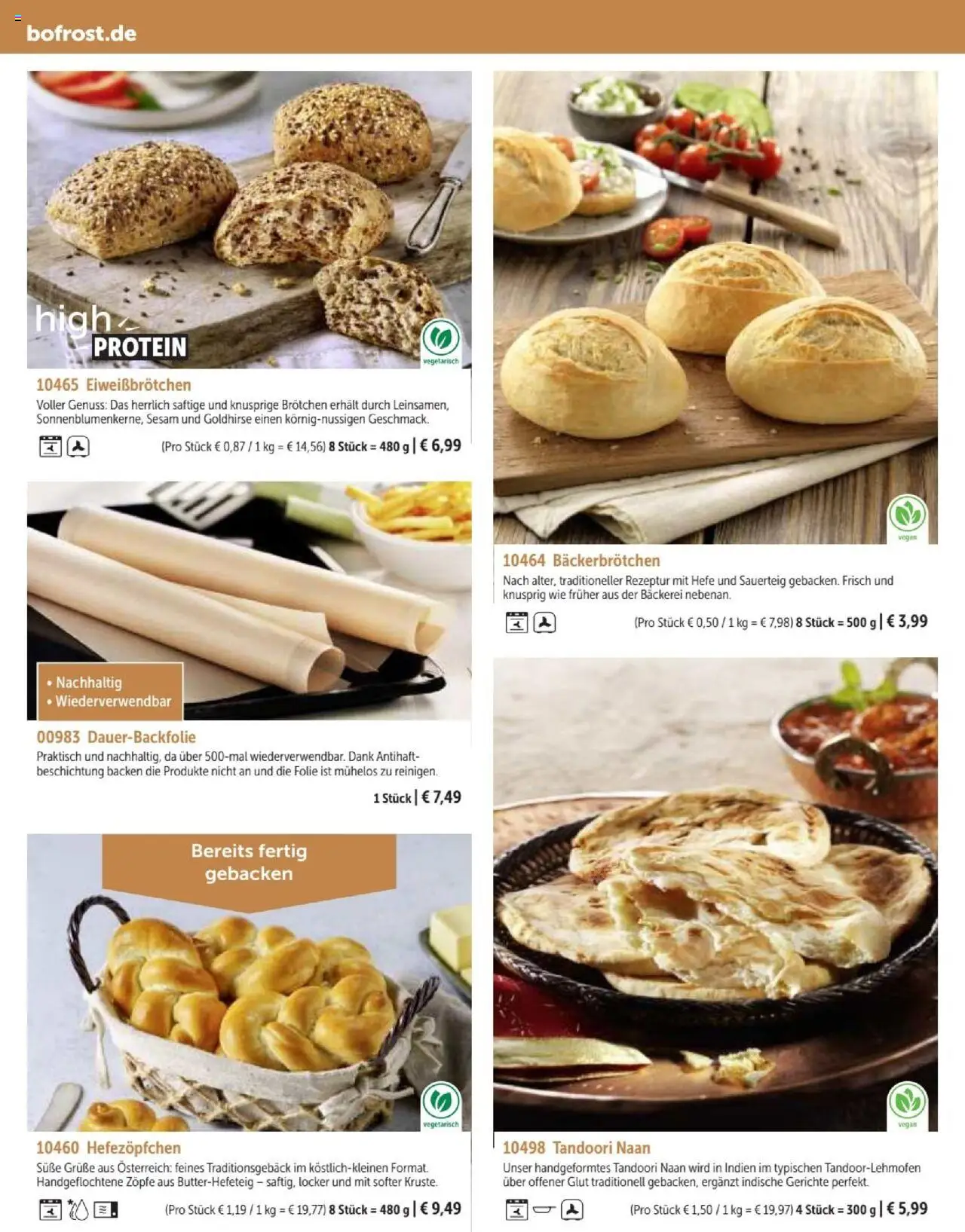 Bofrost Katalog - Seite 134 - gültig ab 07.09.2025