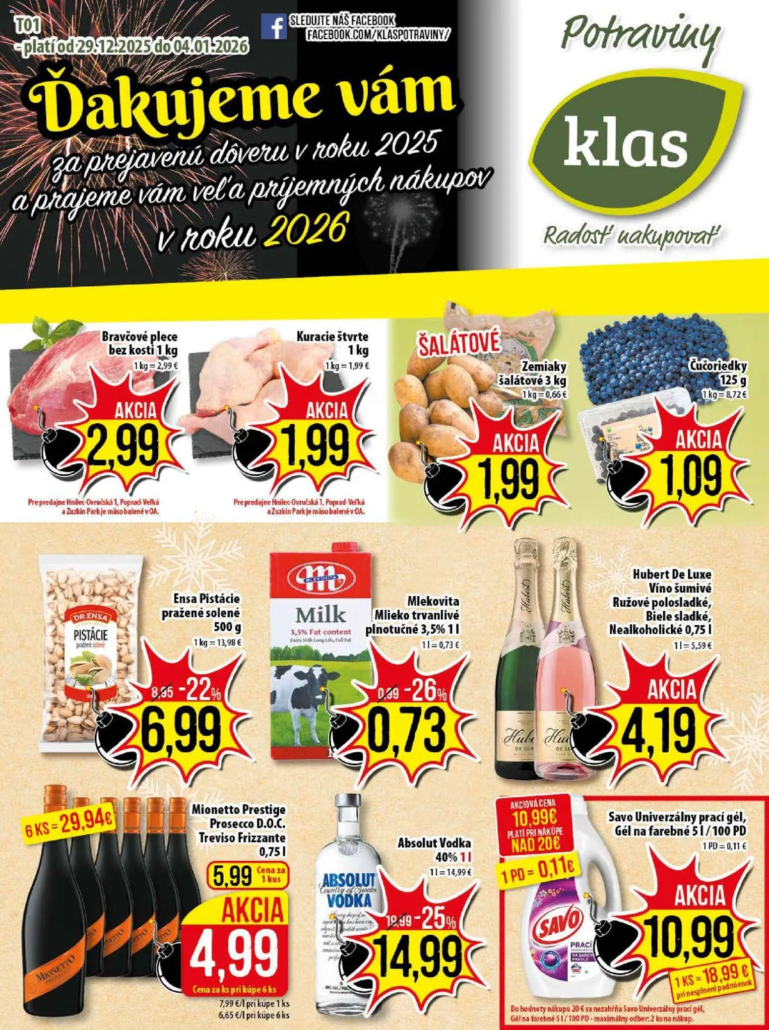 Klas leták - strana 1- platný od 29.12.2025