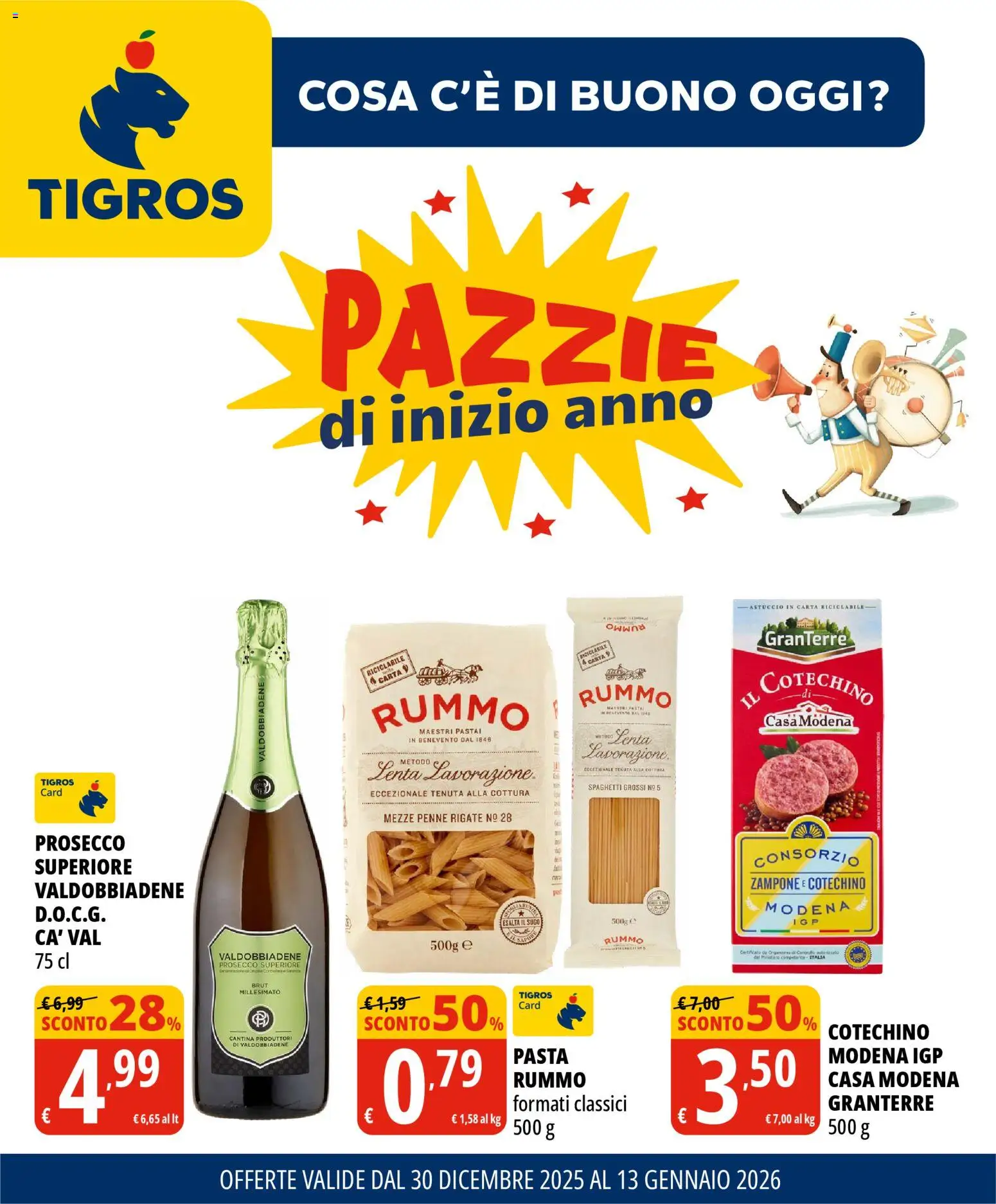Volantino Tigros	 - pagina 1 - valido dal 30/12/2025