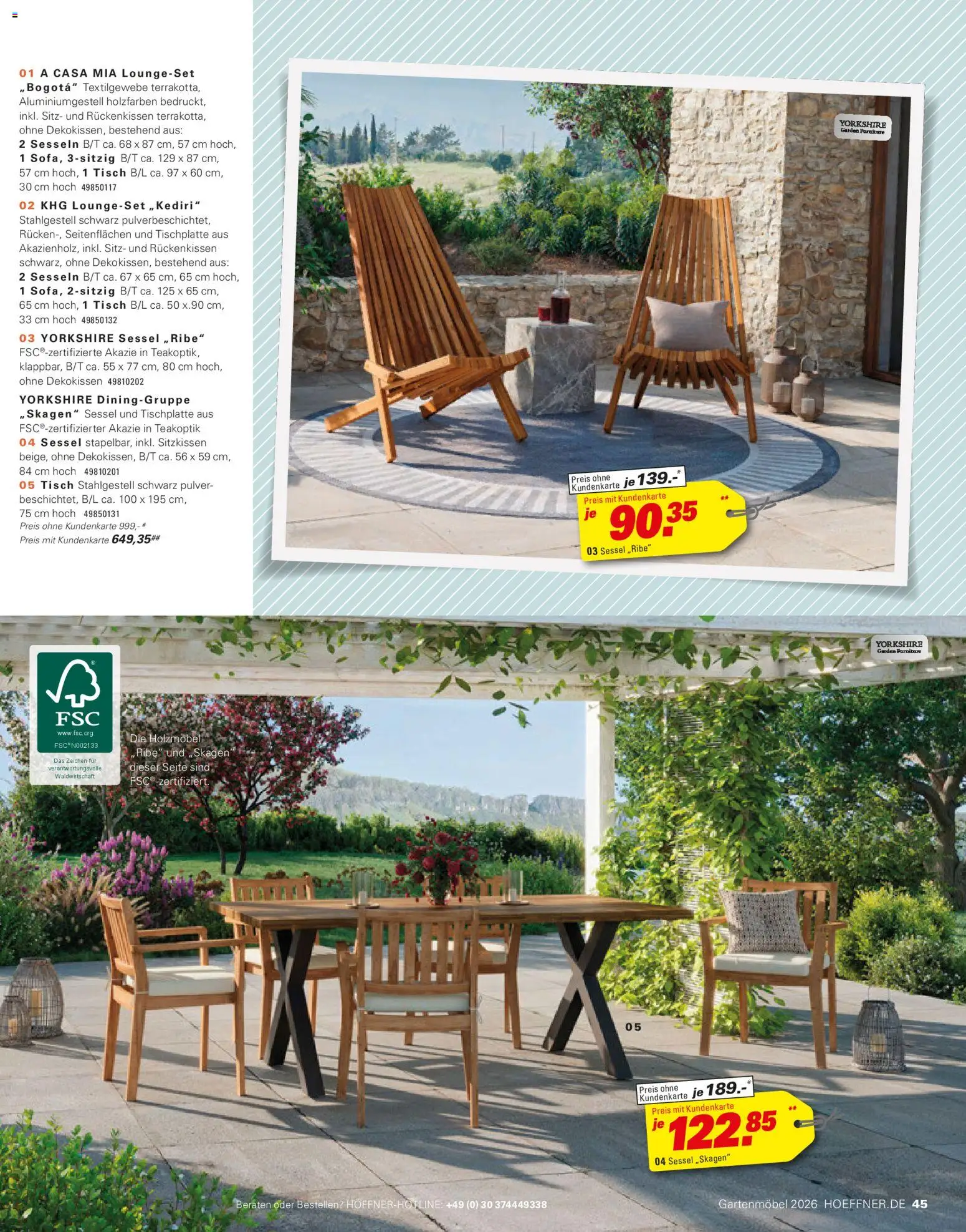 Höffner Prospekt Gartenmöbel - Seite 45 - gültig ab 27.03.2026