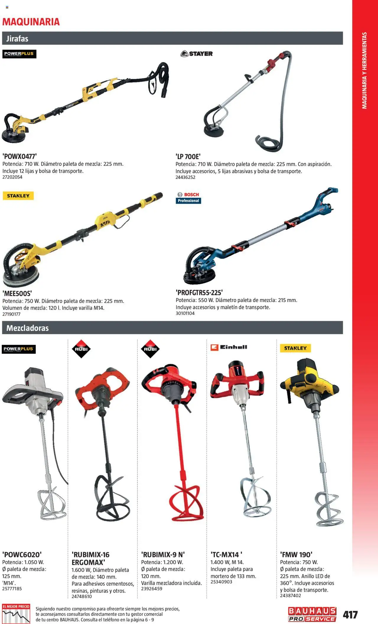 Bauhaus - ProService  - Página de 417 - Válido desde 24/02/2025