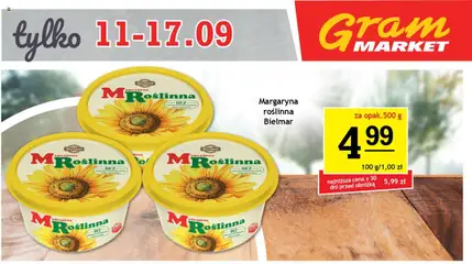 Podgląd Gram Market Gazetka - Billboard ważny od 11.09.2025
