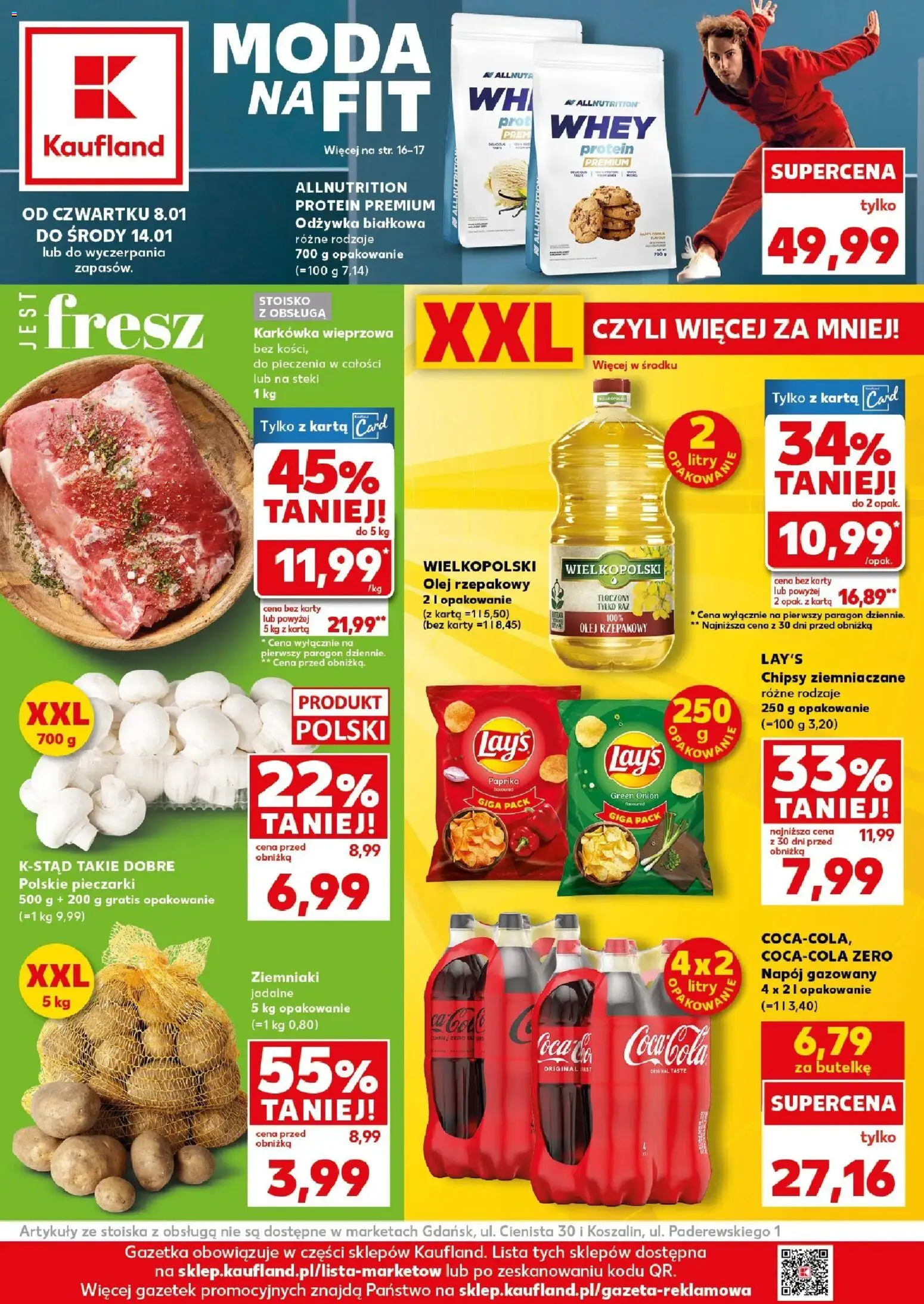 Kaufland gazetka - strona 1- ważny od 08.01.2026