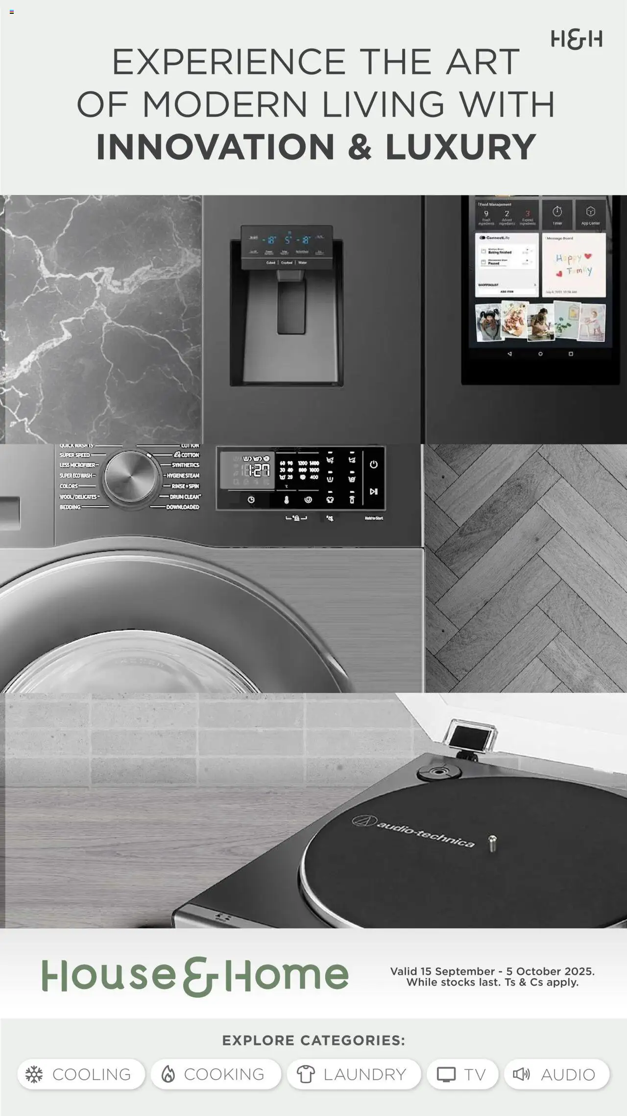 House and Home - Experience the Art of Modern Living  - page 1- valid from 15/09/2025
