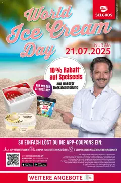 Vorschau Selgros World Ice Cream Day  gültig ab 21.07.2025