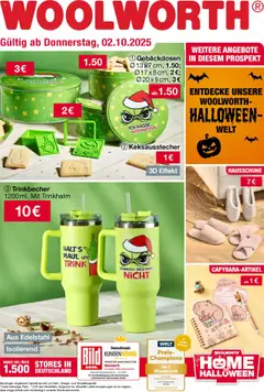 Vorschau Woolworth Halloween Prospekt gültig ab 02.10.2025