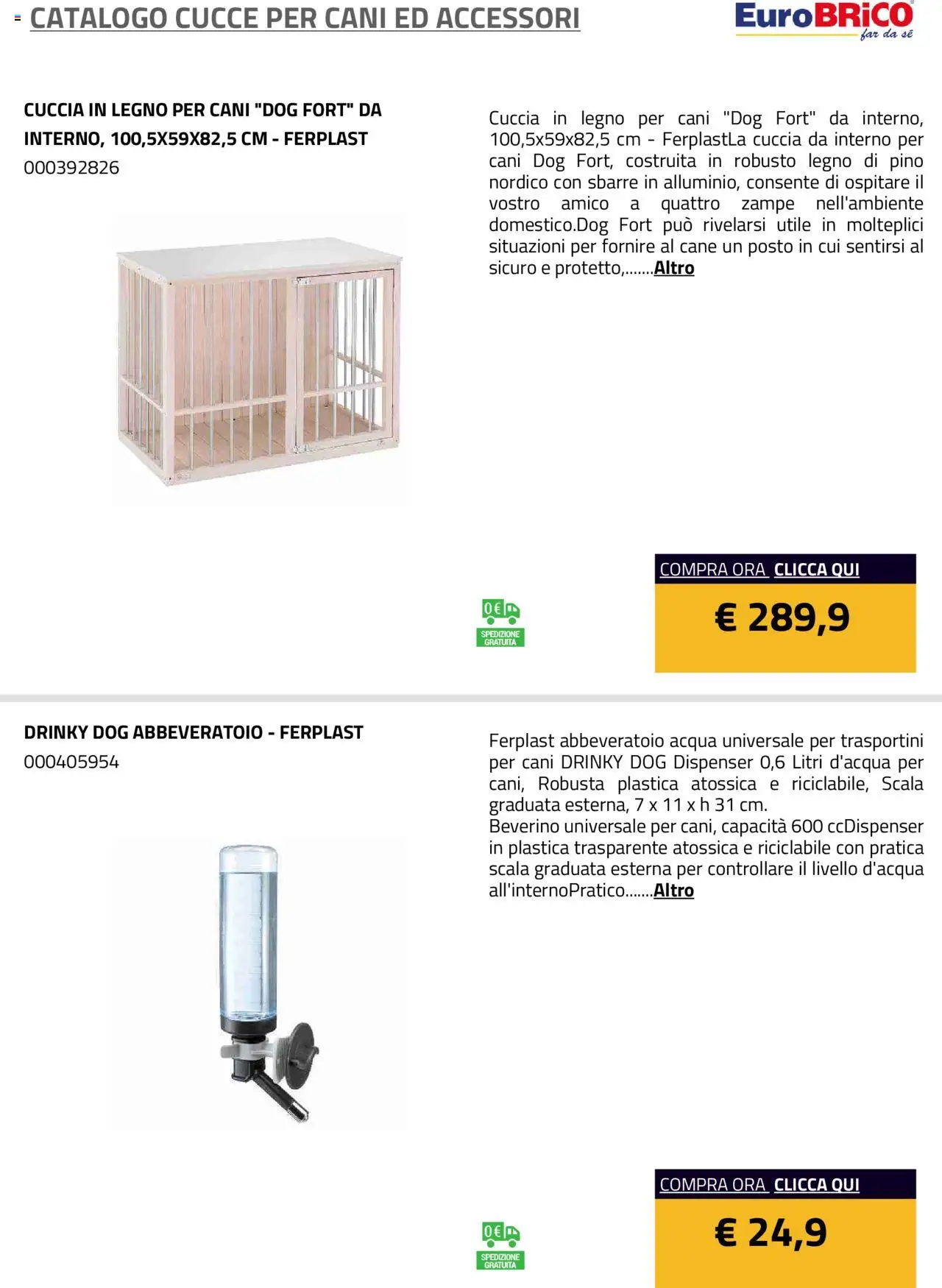 Eurobrico Cucce catalogo - pagina 26 - valido dal 15/07/2025