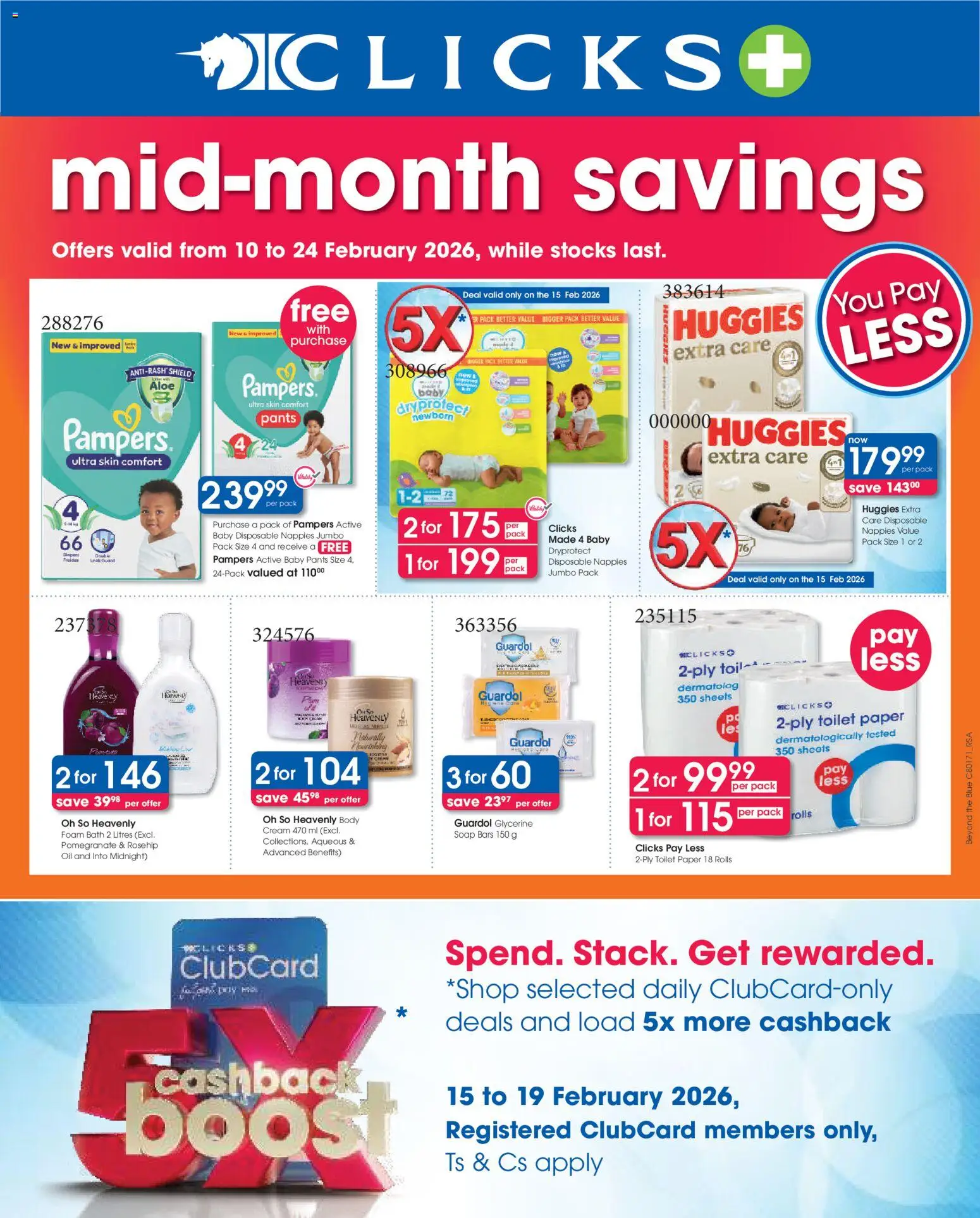 Clicks Specials - page 1- valid from 10/02/2026