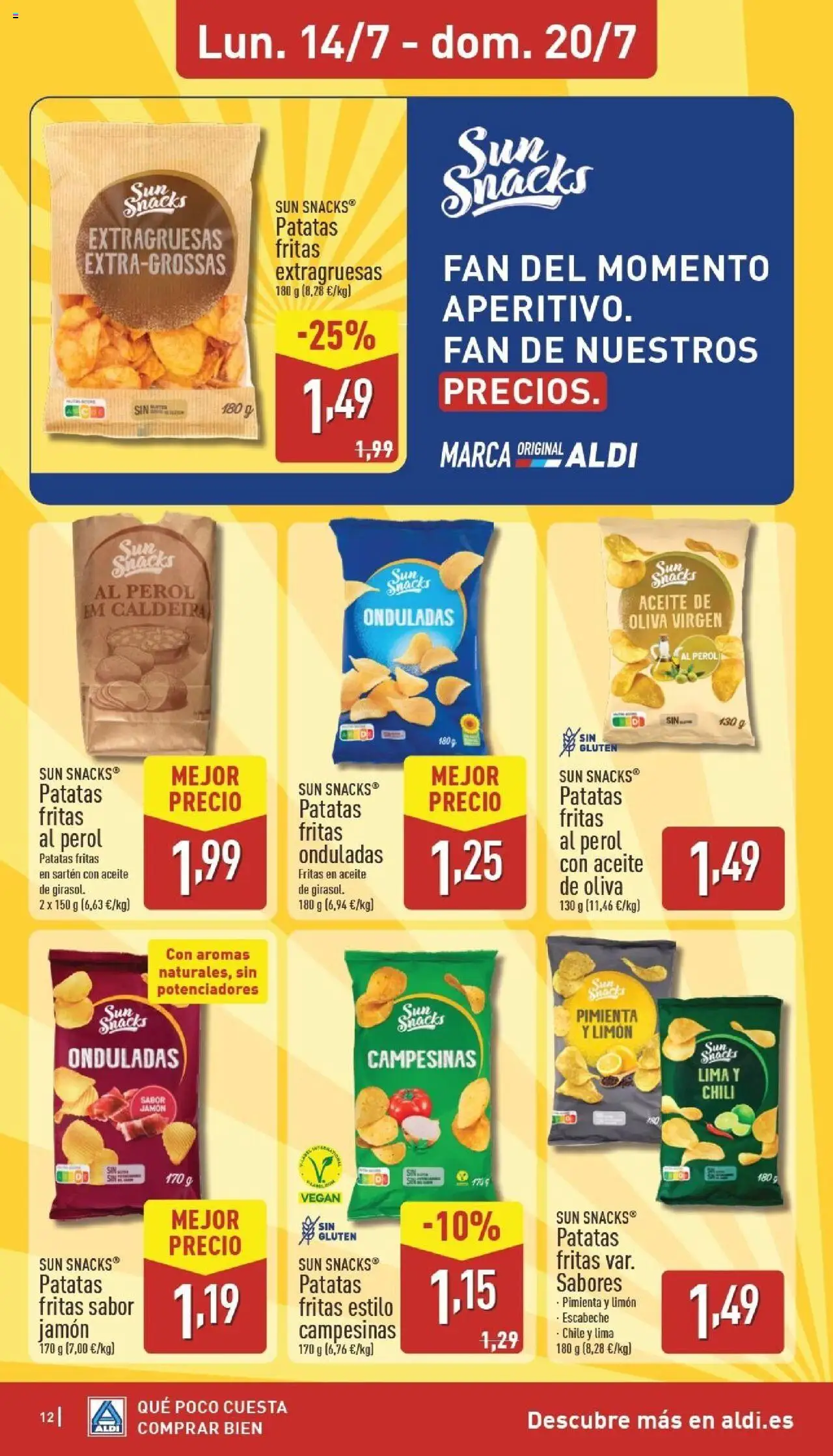 Aldi folleto Canarias - Página de 12 - Válido desde 14/07/2025