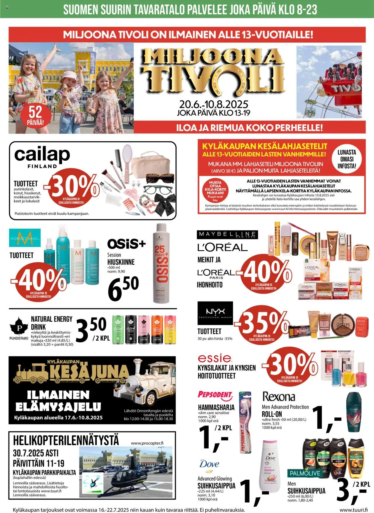 Tuuri tarjoukset - sivu 2- voimassa alkaen 16/07/2025