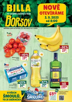 Náhled Billa leták - Boršov platný od 03.09.2025