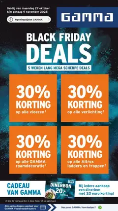 GAMMA - Black Friday geldig vanaf 27-10-2025