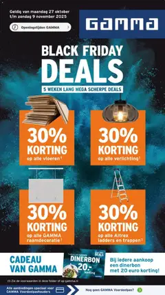 GAMMA - Black Friday geldig vanaf 27-10-2025