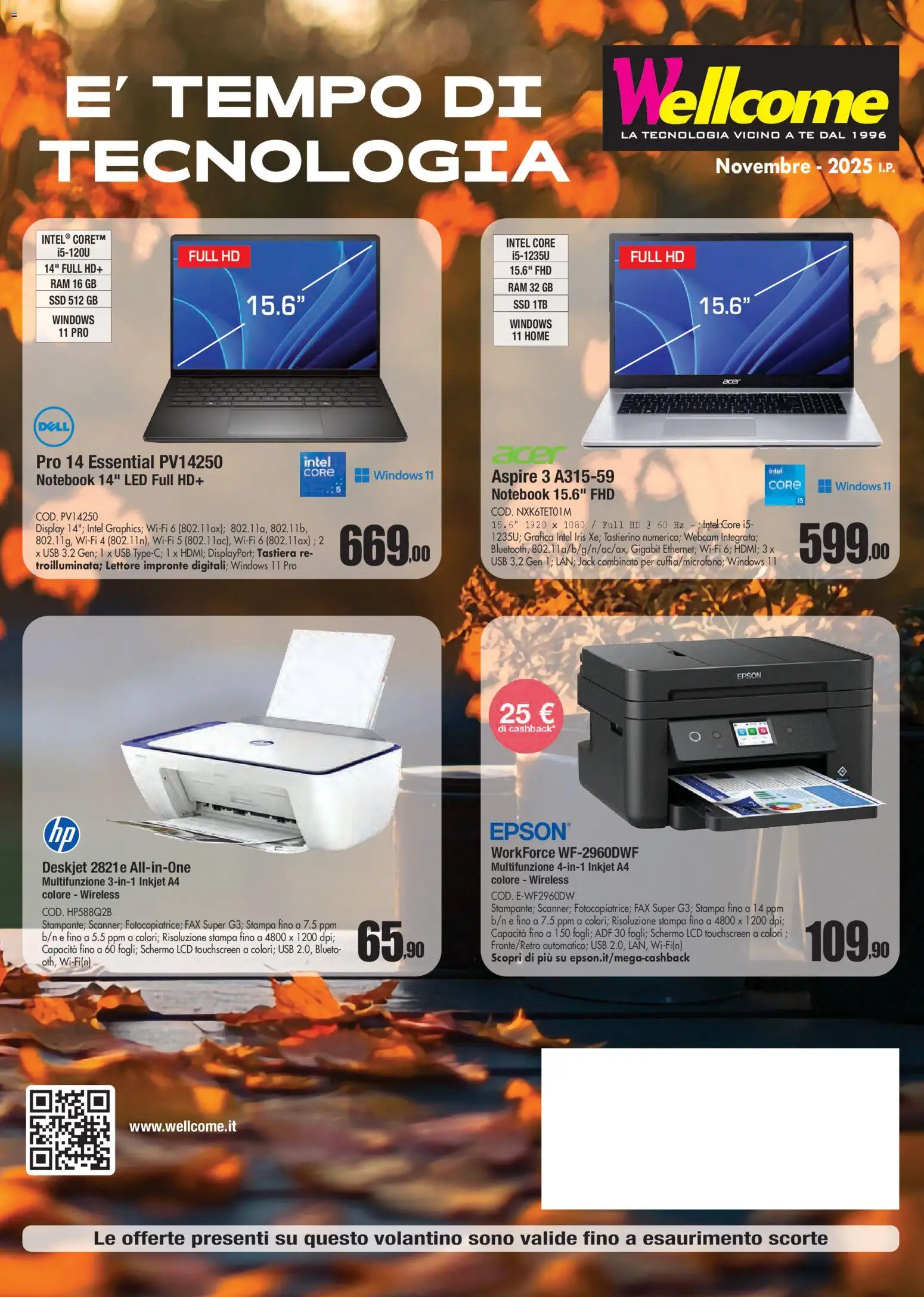 Volantino Wellcome	 - pagina 1 - valido dal 06/11/2025