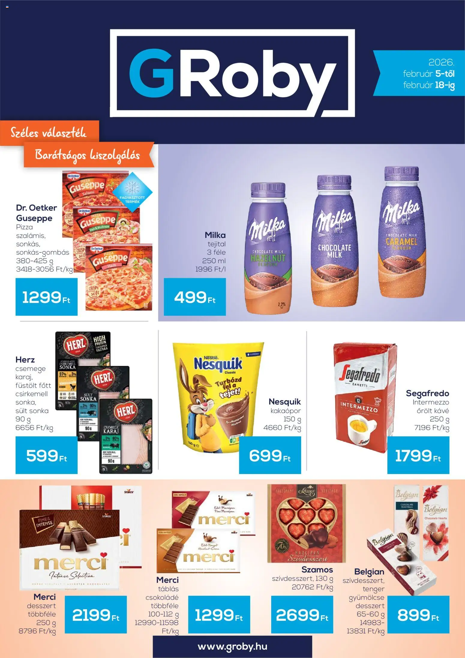 G'Roby Akciós újság - 1oldal - érvényes 2026.02.05.-tól