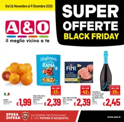 Anteprima A&O - Black Friday valida dal 26/11/2025