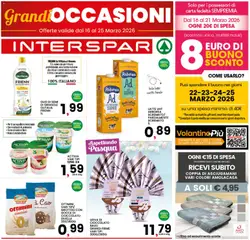 Anteprima Interspar volantino valida dal 16/03/2026