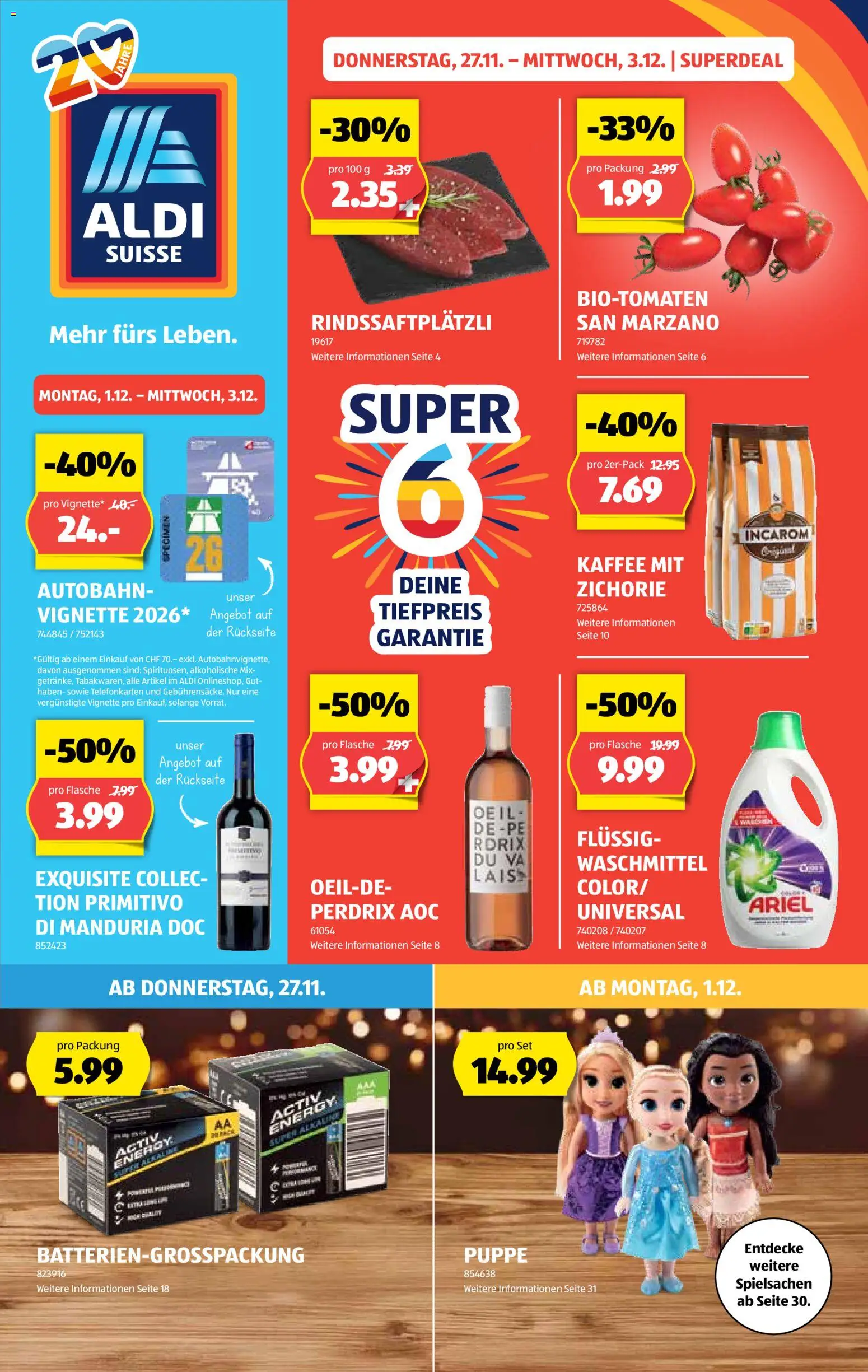 Aldi - Black Friday - Seite 1- gültig ab 27.11.2025