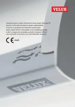 Velux catalog - Marcajul CE valabil de la 01.01.2025