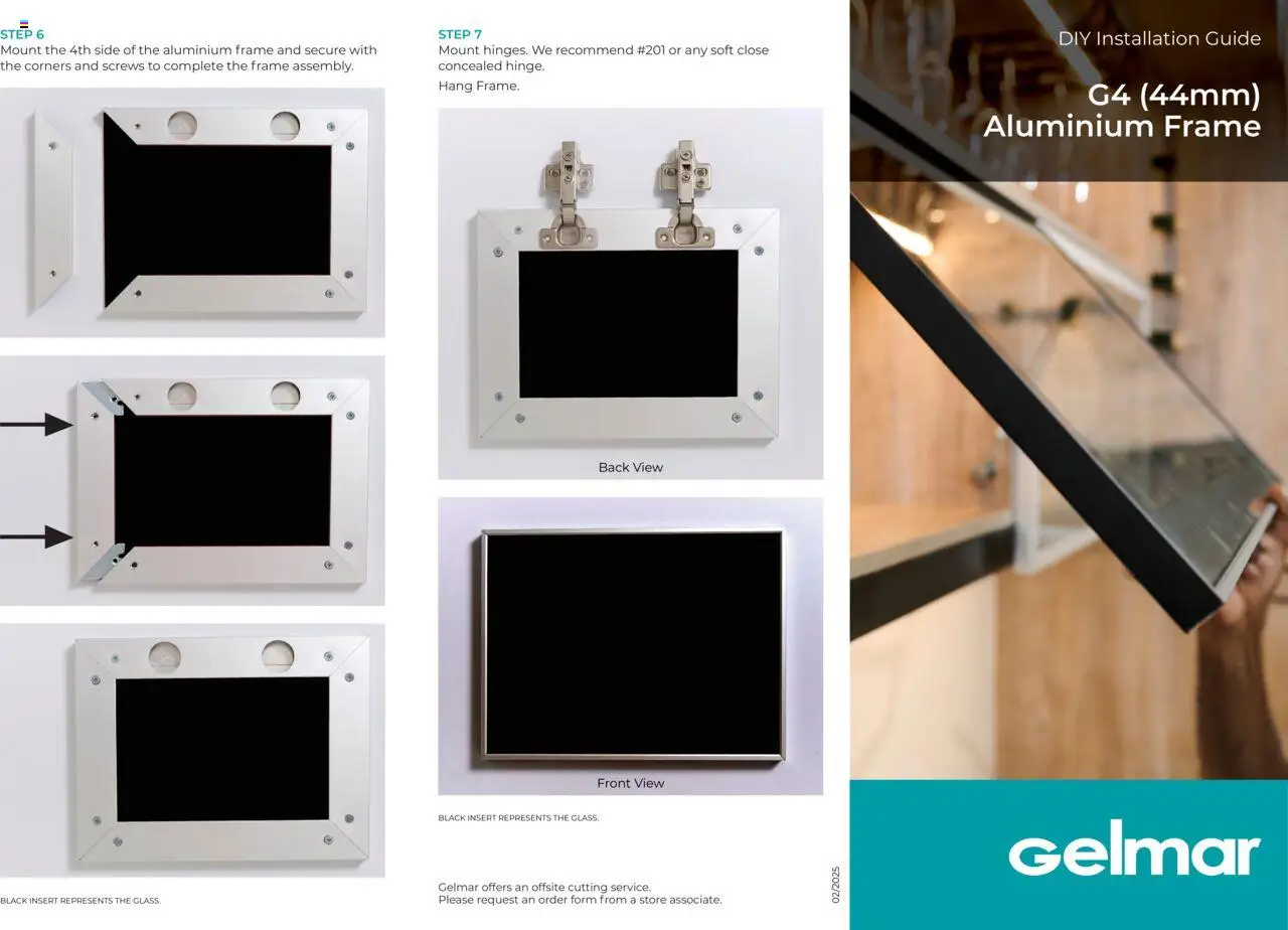 Gelmar G4 Aluminium Frame - page 1- valid from 01/05/2025
