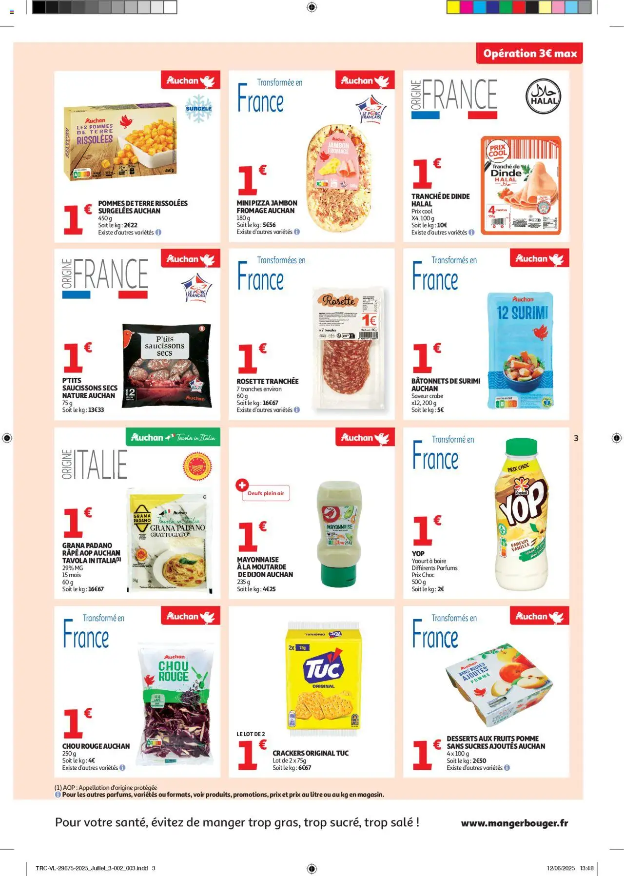 Auchan - C'est parti pour une année moins chère - pagina 3- geldig vanaf 16/07/2025