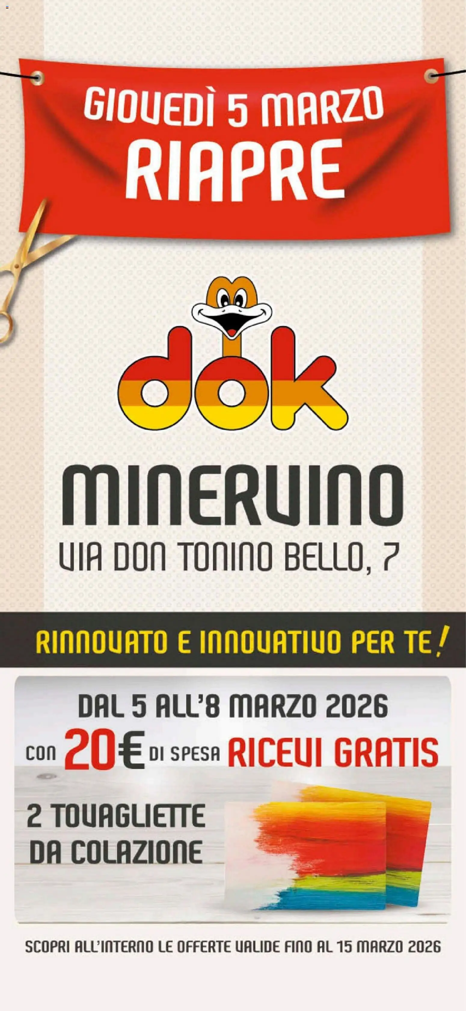 DOK volantino Minervino Murge - pagina 1 - valido dal 05/03/2026