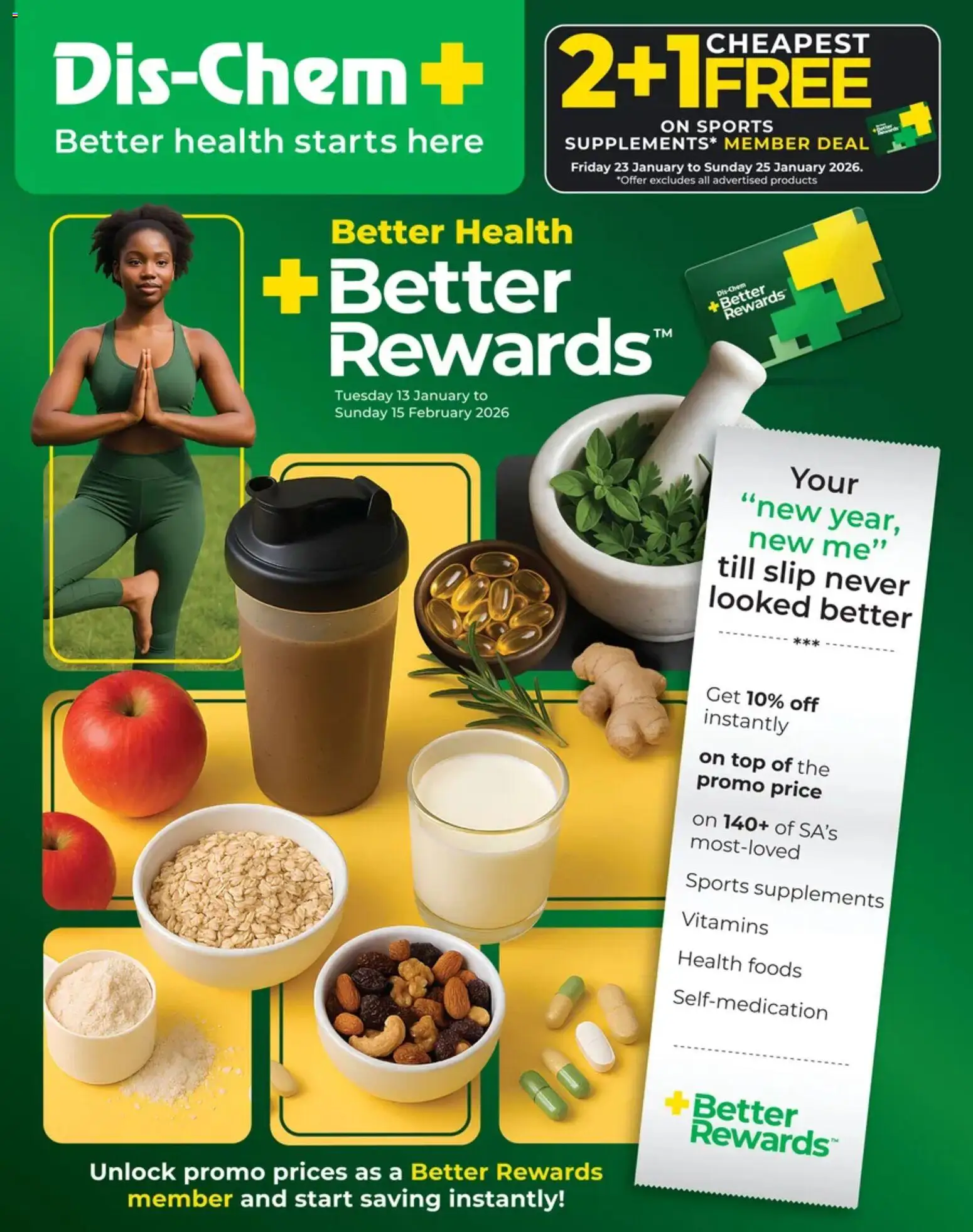 Dis-Chem Better Health Rewards - page 1- valid from 13/01/2026
