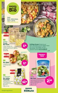 Vorschau Denns BioMarkt Angebote gültig ab 27.08.2025