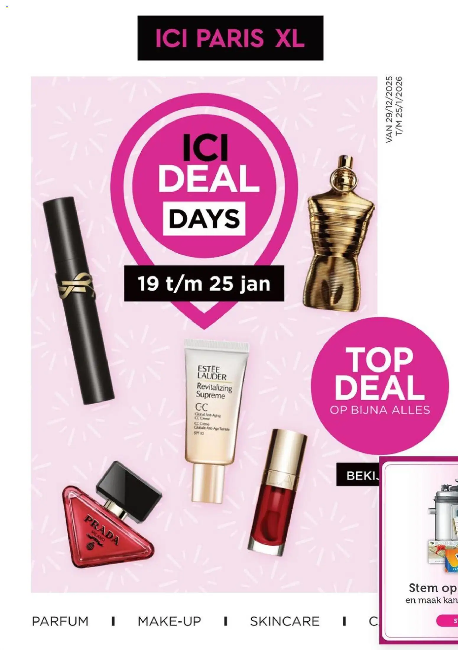ICI Paris XL - Folder - pagina 1- geldig vanaf 19-01-2026