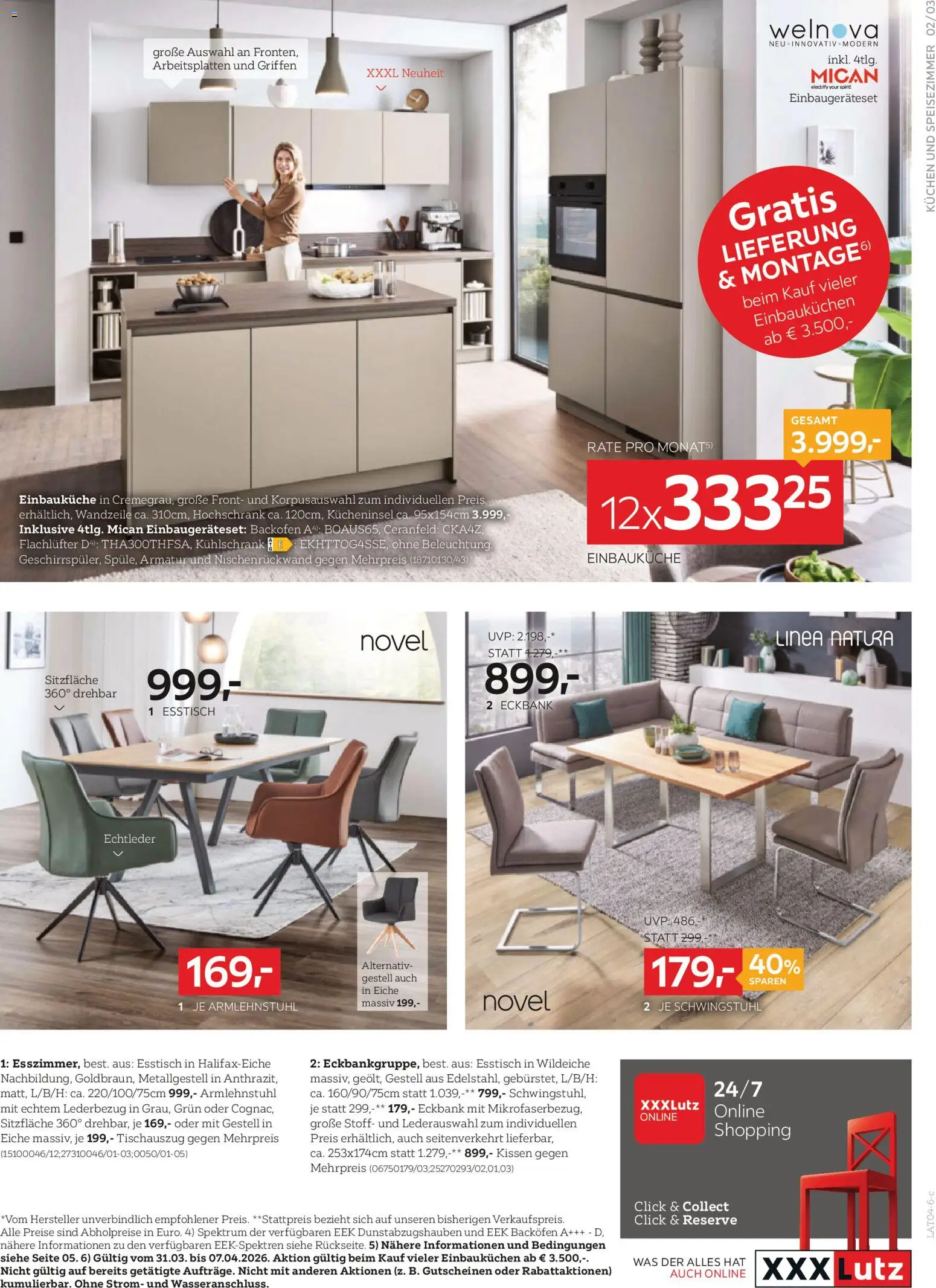 XXXLutz Prospekt aktuell - page 3- valid from 31.03.2026