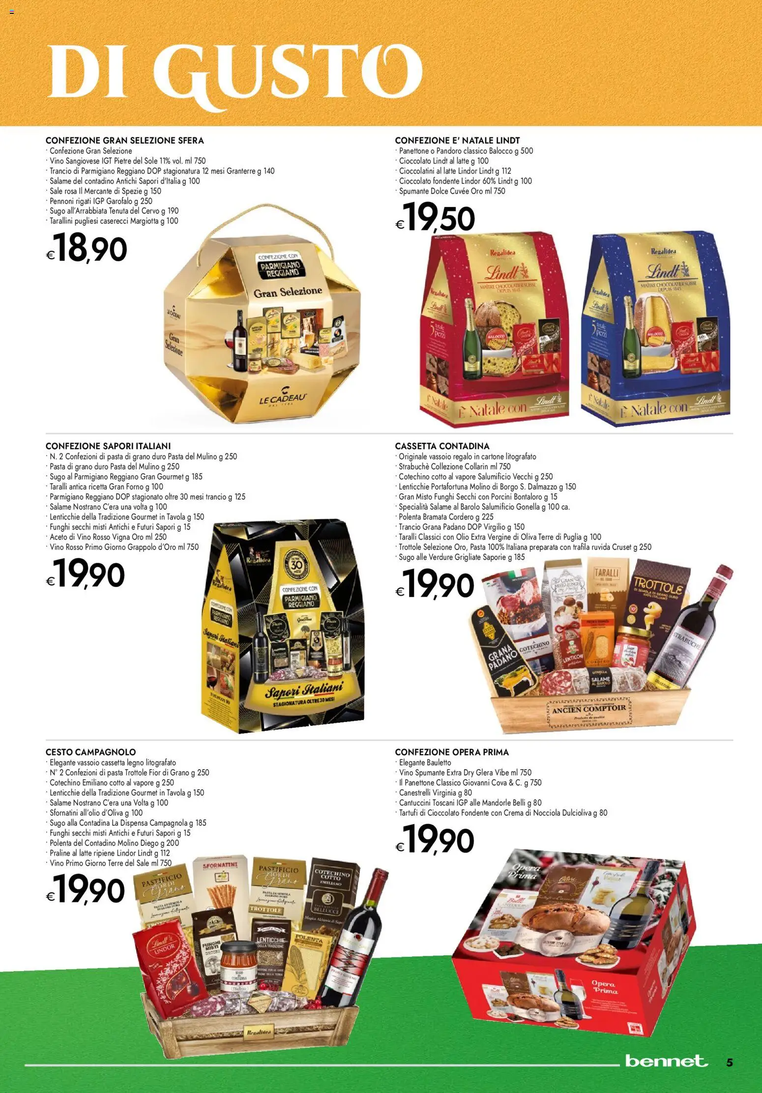bennet Regali di Gusto catalogo - pagina 5 - valido dal 20/11/2025