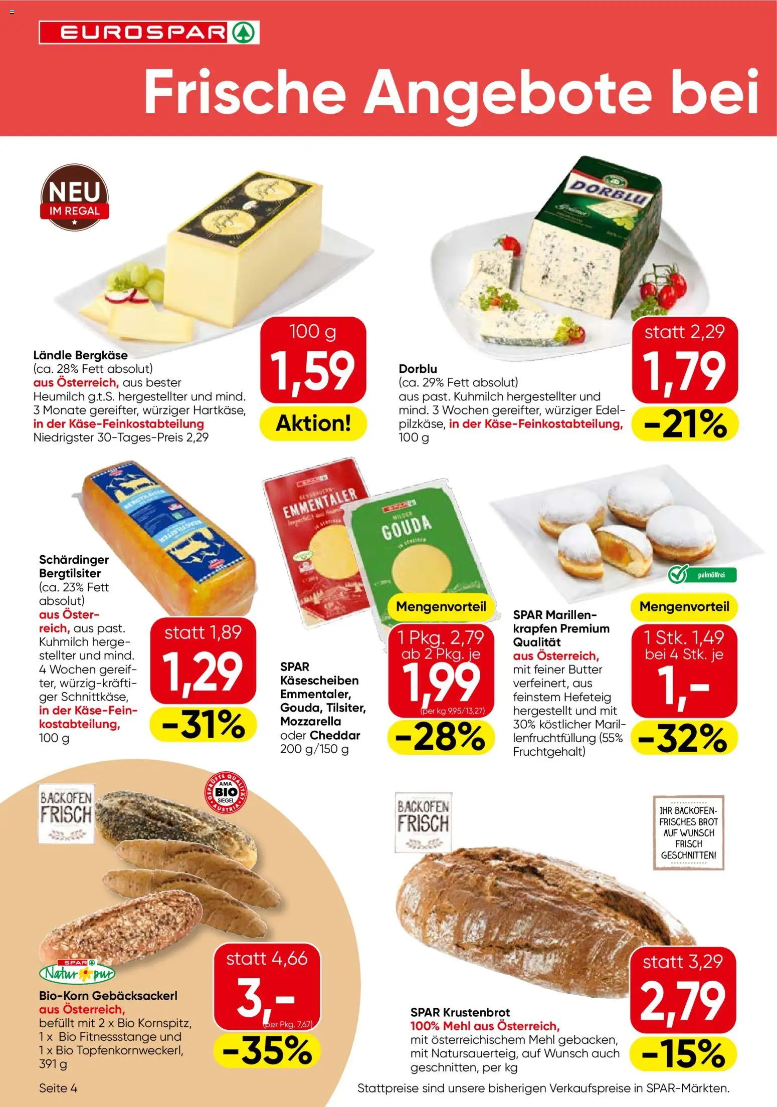 Eurospar Flugblatt - page 4- valid from 09.04.2026