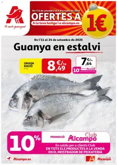 Vista previa del folleto Alcampo - SST catalan válido desde 11/09/2025