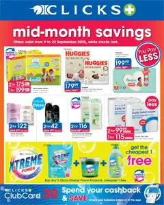 Preview Clicks - Mid-Month Savings valid from 09/09/2025