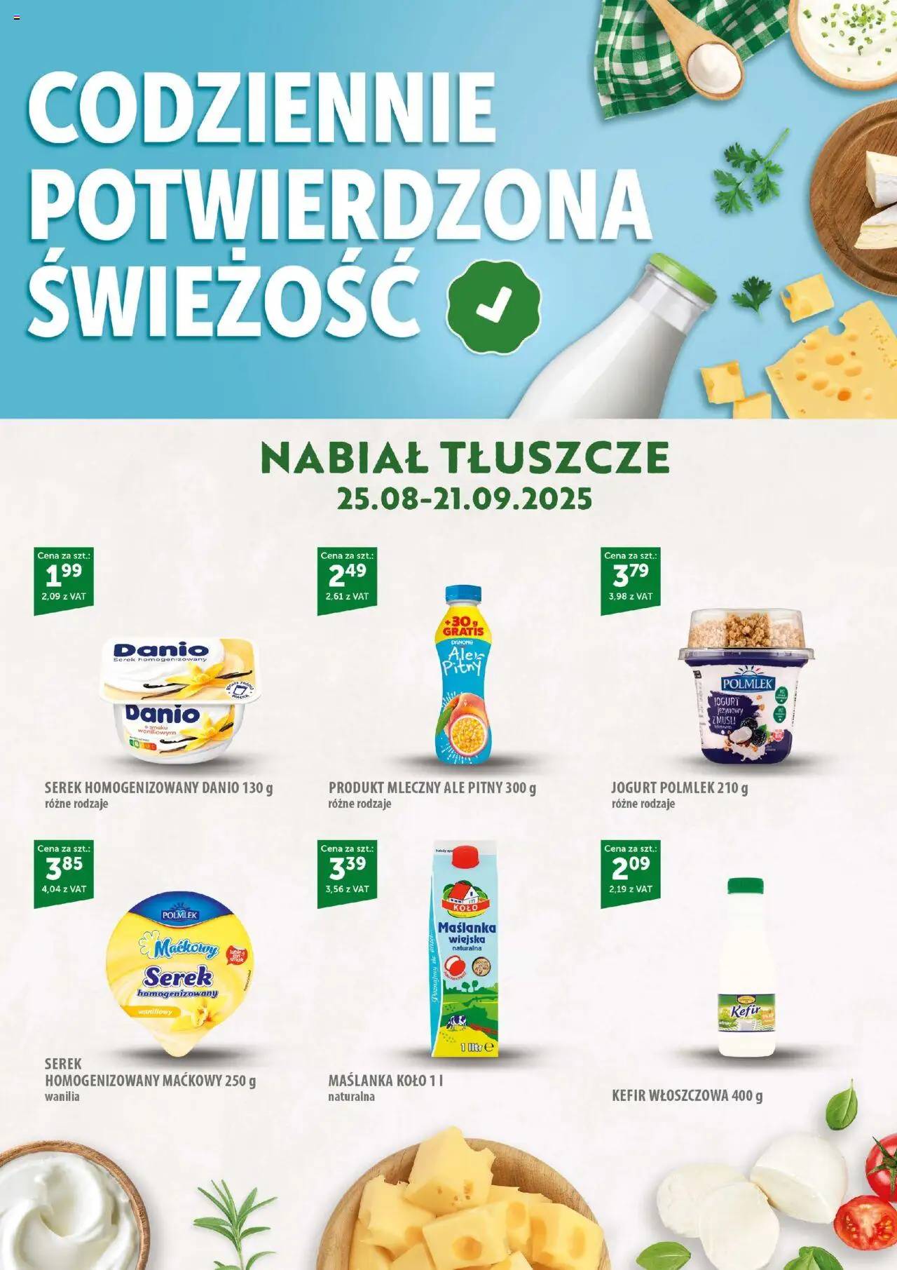 Eurocash Gazetka - Codziennie Potwierdzona Świeżość - strona 1- ważny od 25.08.2025
