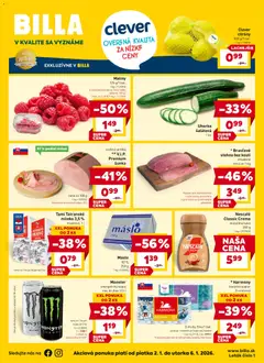 Billa leták platný od 02.01.2026